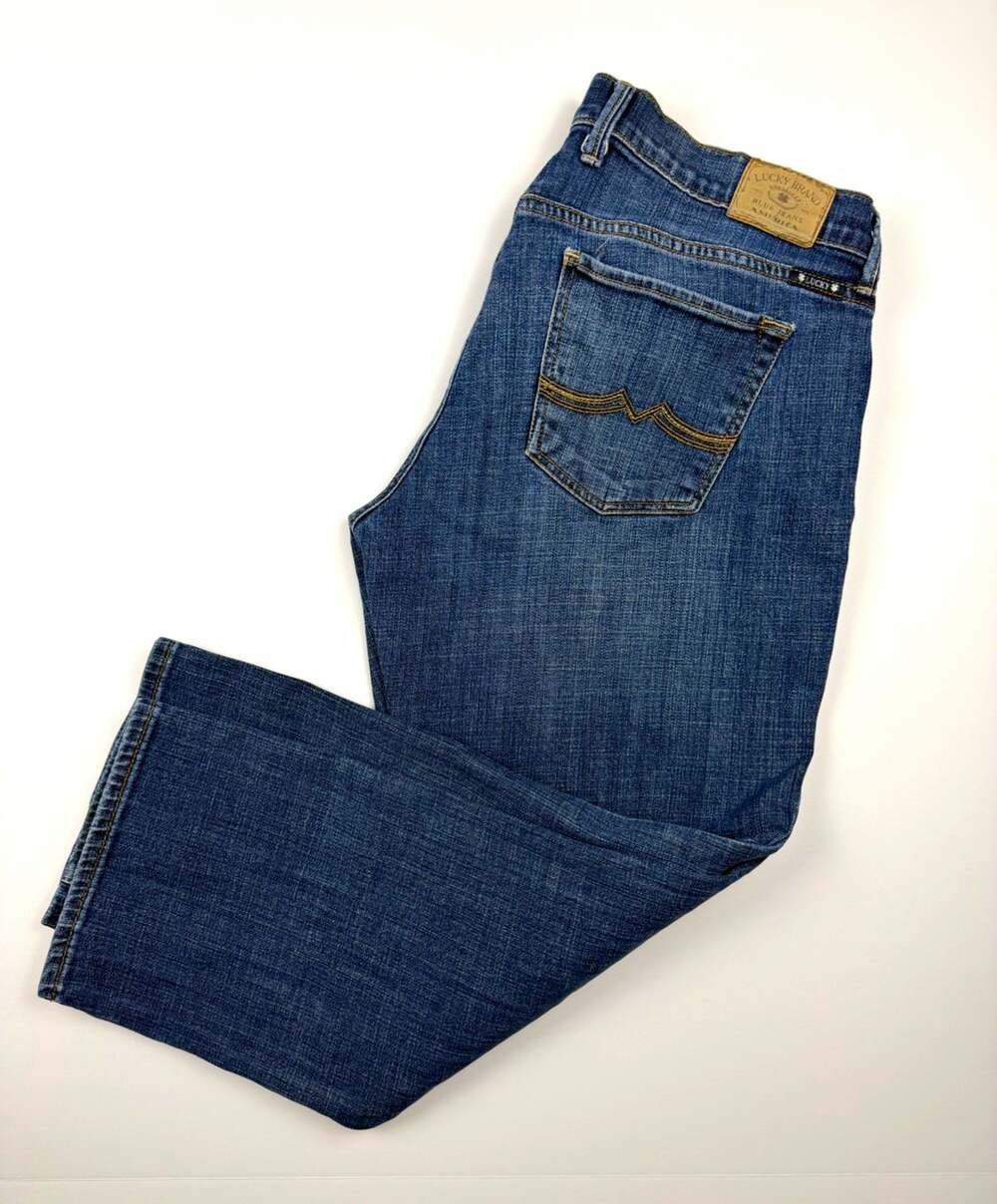 Lucky Brand Sweet'N Crop Women's Blue Medium Wash Straight Leg Jeans Size 10